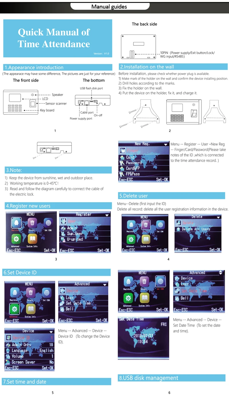 fingerprint reader FR62 05
