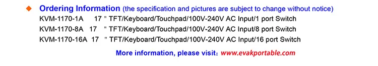 KVM-1170 Datesheet-2