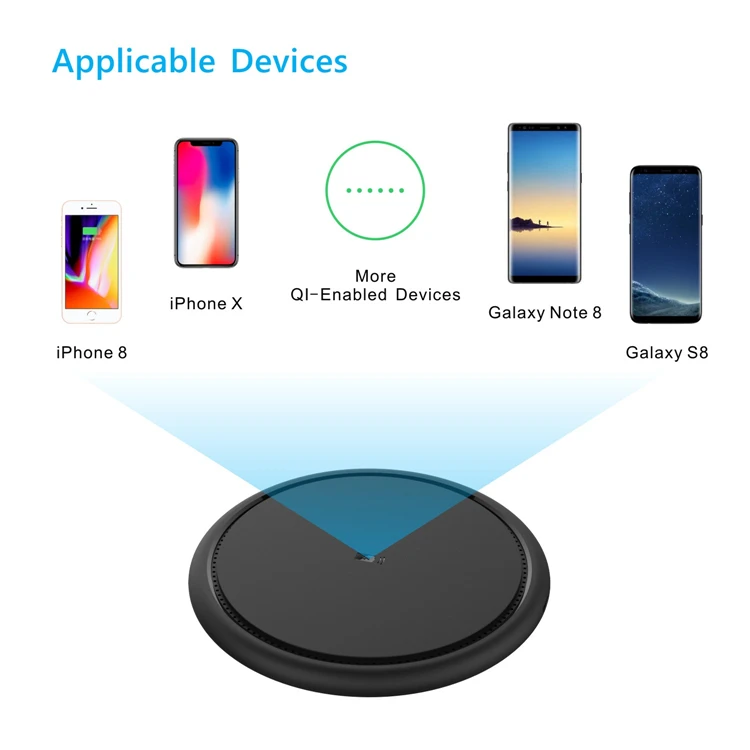 Factory Supplier Qi Universal Wireless Charger