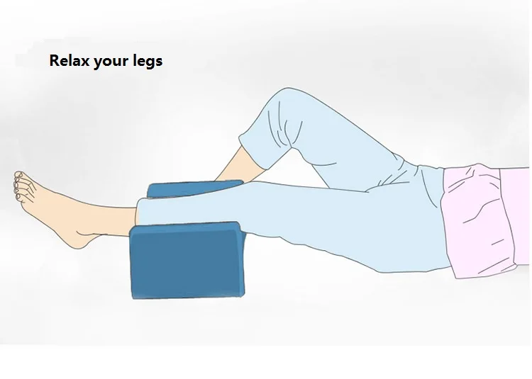 Healthy memory foam filling comfort contour orthopedic knee leg rest pillow for side sleeper Pregnant women pillow