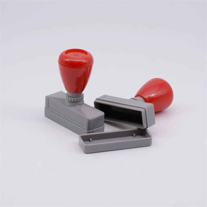 Plastic Selfinking Stamp Case Rubber Pad Material Supplies For Stamp