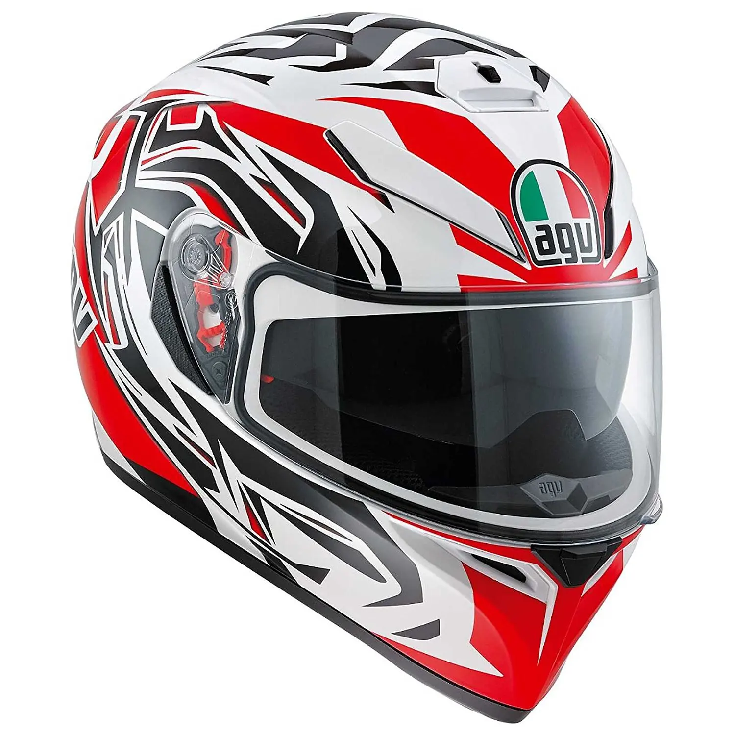 Buy AGV K3 SV Adult Rookie Street Motorcycle Helmet - White/Gunmetal