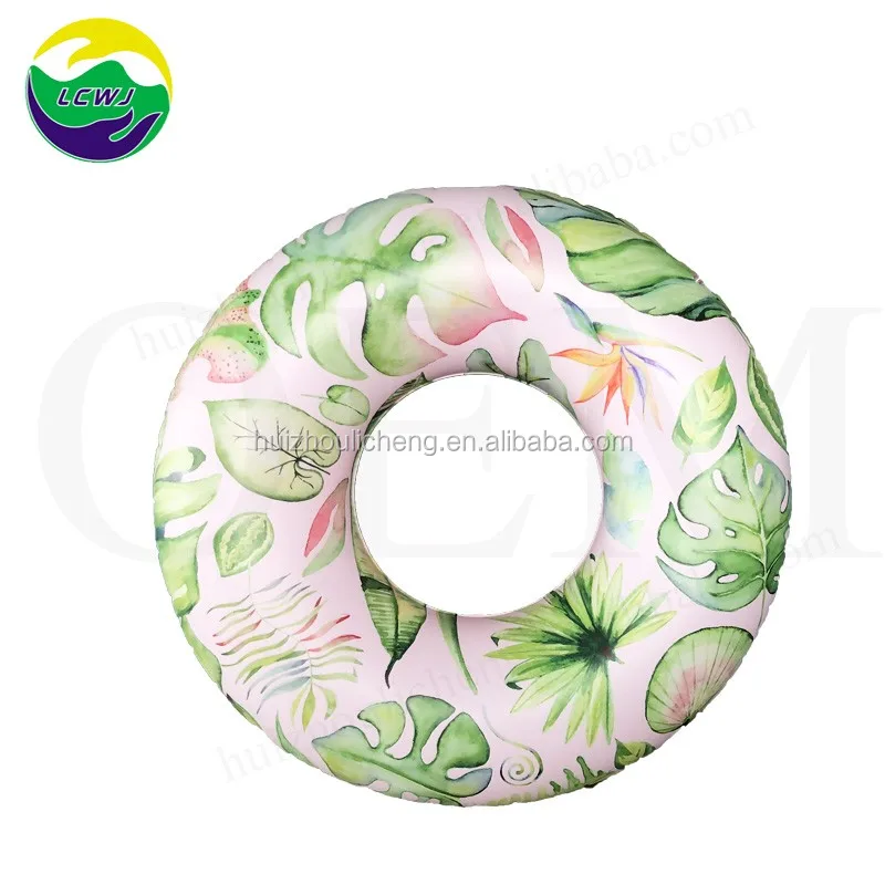 

OEM Custom Gigantic Donut Pool Float Funny Inflatable Swim Training Aid Safety Inflatable Tube