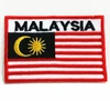 Custom Country Flag Embroidery Patch Embroidered Patches Malaysia Flags Patches