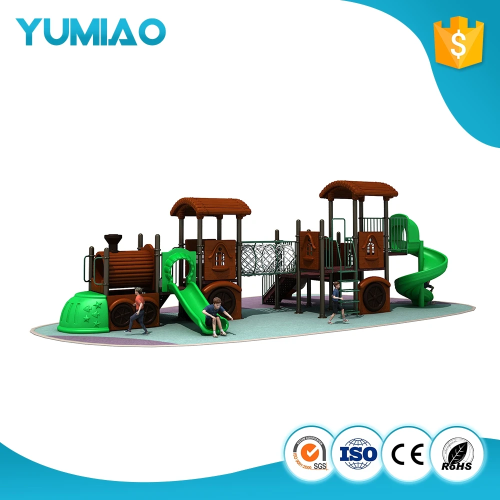 
Made in China train model new design slide for kids mini plastic train type slide 