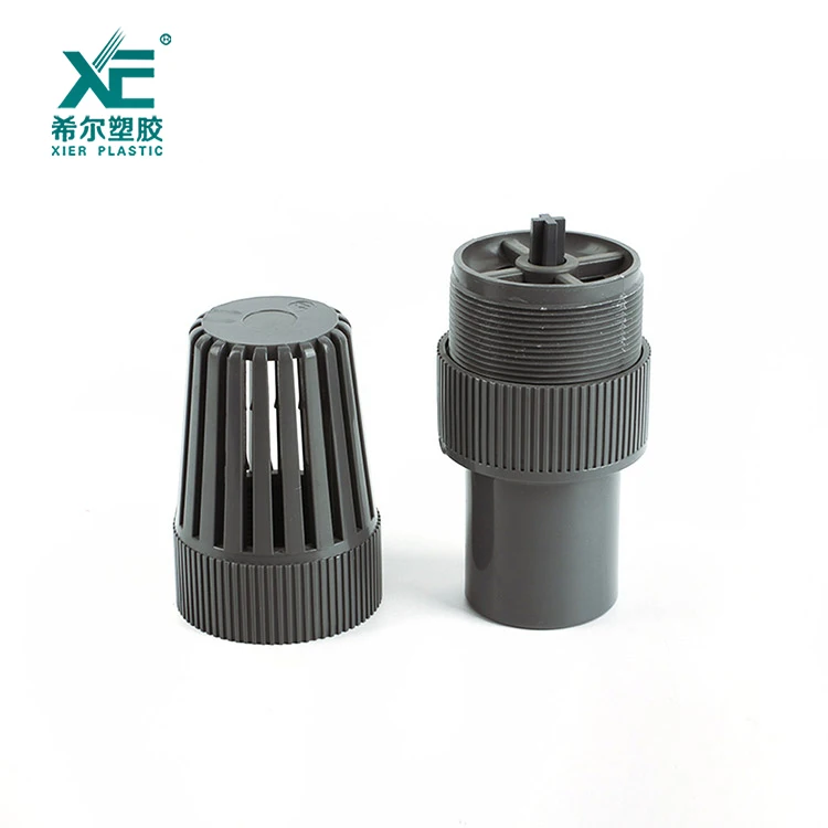 Factory direct good price competitive plastic pvc threaded foot valve