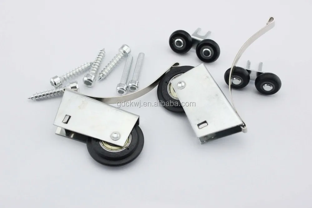 bulk wholesale frameless plastic hanging wheels bottom roller heavy duty sliding door roller
