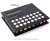 PU cover Memo sticky note pads with calculator,2019 LOGO printing PU cover custom sticky note pad,