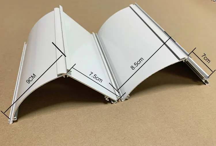 Top Quality Dustproof Fabric Insert Roller Blinds Top Cover Aluminium