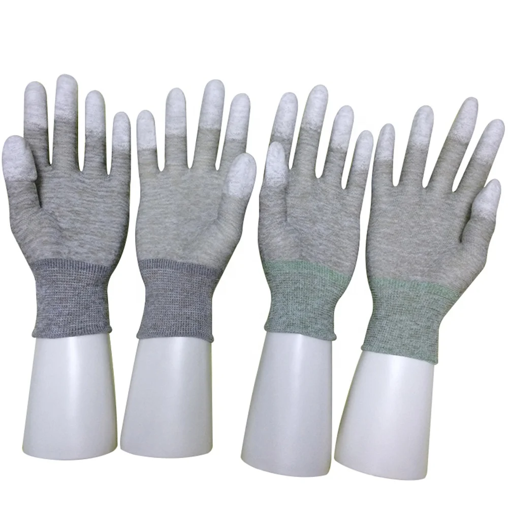 Es12105 Anti Static Gloves Soldering Gloves Antistatic Esd Carbon Pu