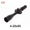 4-20x50mm Military Level Rifle Scope 25.4mm Tube Crystal Clear Center Waterproof Fogproof Shockproof Metal OEM Rilflescope