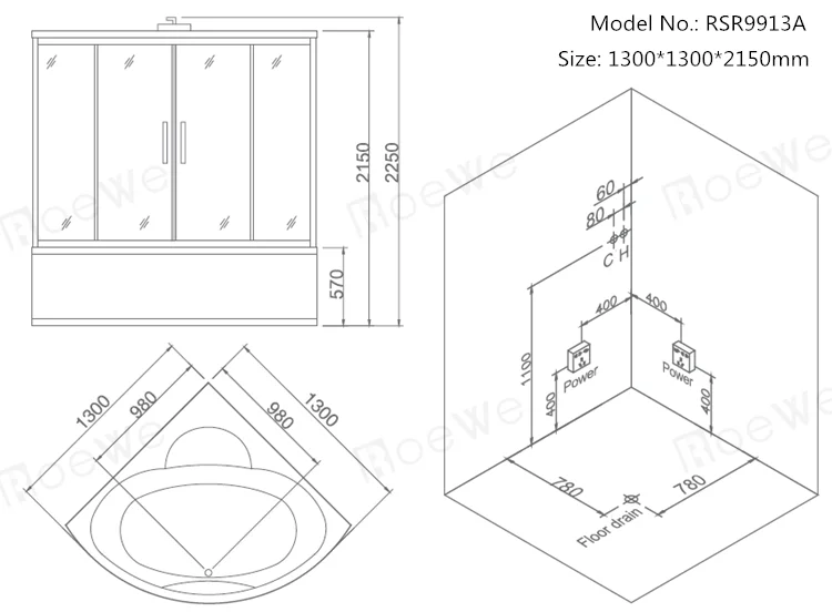 Design Indoor Bathroom Steam Shower Cabins,Saudi Style Luxurious Shower