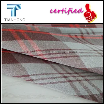 Rayon Polyester Blended Checks Twill Fabric For T Shirts Yarn Rayon Polyester Blended Checks Twill Fabric For T Shirts Yarn Dyed Viscose