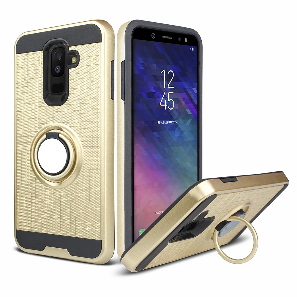

360 Ring Stand Phone Accessories cover for Samsung A6 PLUS/J8 2018