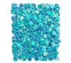 Custom Children Use Safety Opalescent Sequins 9mm Blue Loose Sequins Cup Sequin Crafts Iridescent Spangles Beads For DIY Making