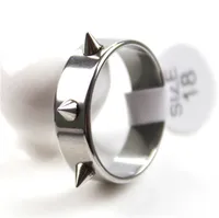 

New Arrival Stainless Steel Vintage Rivet Ring For Men Women Fashion Jewelry