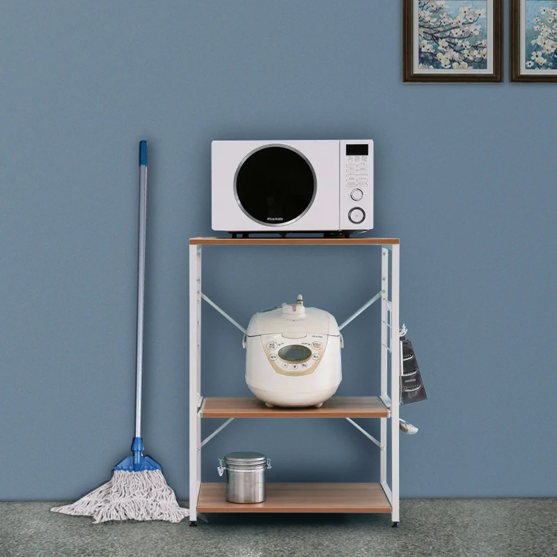 
Good price 4 tier metal wall rack kitchen stand kitchen storage shelf 