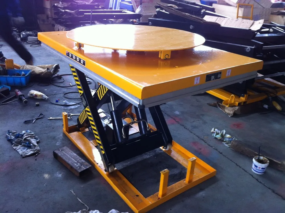 Yilift Special Customized Model Scissor Lift Table Rotating Mechanism For Export Buy Table