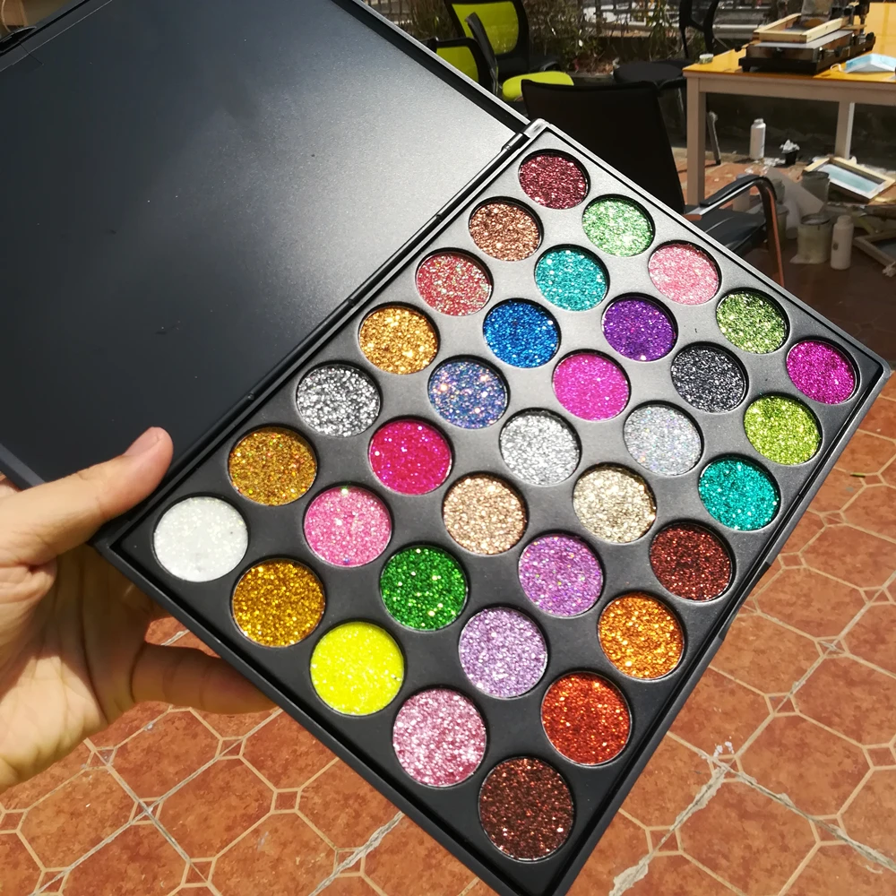 

Private Label Makeup Palette 35 Color Eyeshadow Palette Professional Makeup Glitter and Matte Palette Wholesale