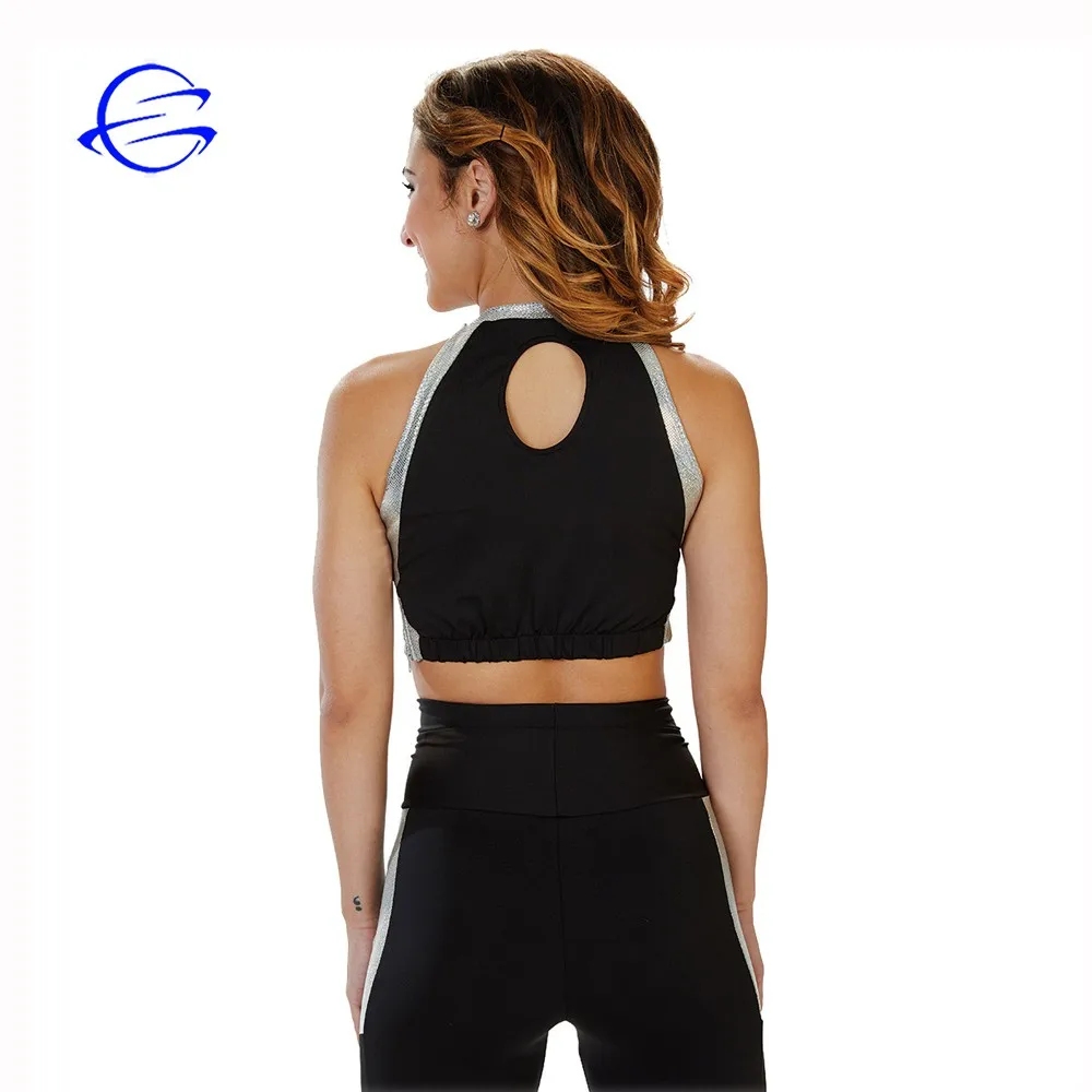 Custom Wholesale Sexy Crop Women Sport Leggings Mesh C