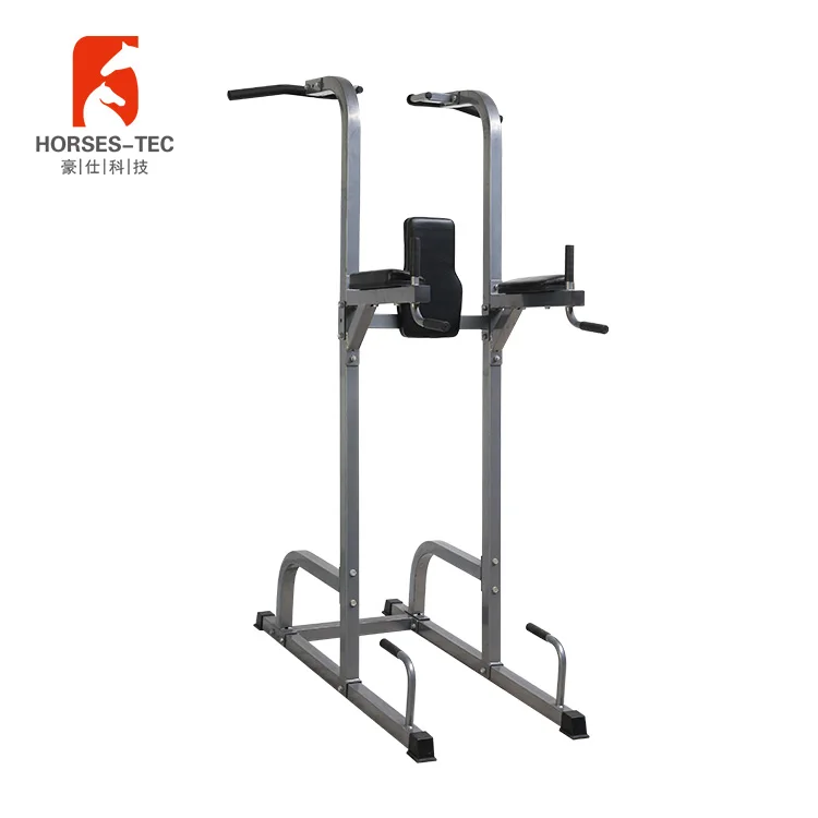 Heavy duty dip station pull up parallel bars power rack tower