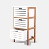 2019 chinese wholesale three tier drawer wooden bamboo cabinets
