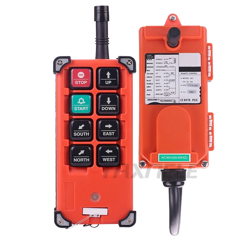 

Industrial Remote control switch AC 220V 110V 380V 36V DC 12V 24V wireless switches Hoist Crane Control Lift Crane 868mhz 315mhz