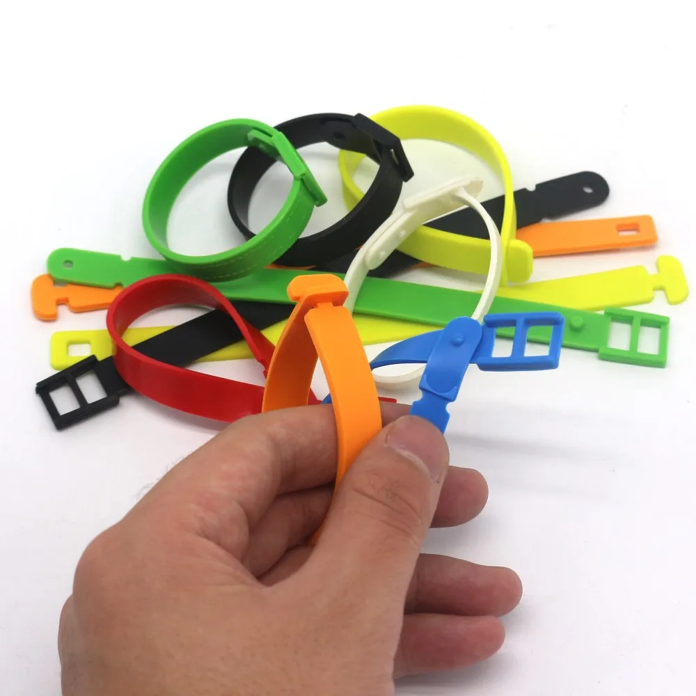 Customer Colorful Rubber Luggage Tag Loop Buckle Strap For Wholesale
