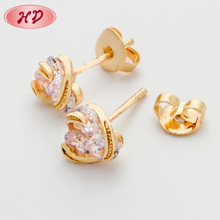 Factory Price Fashion Gold Stud Earrings