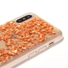Transparent TPU back cover glitter soft gel bling bling phone case rose gold for iphone xs xr luxury case