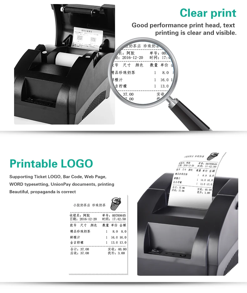 Impressora, Com Fio, andróide, iOS, Celular, Sistema