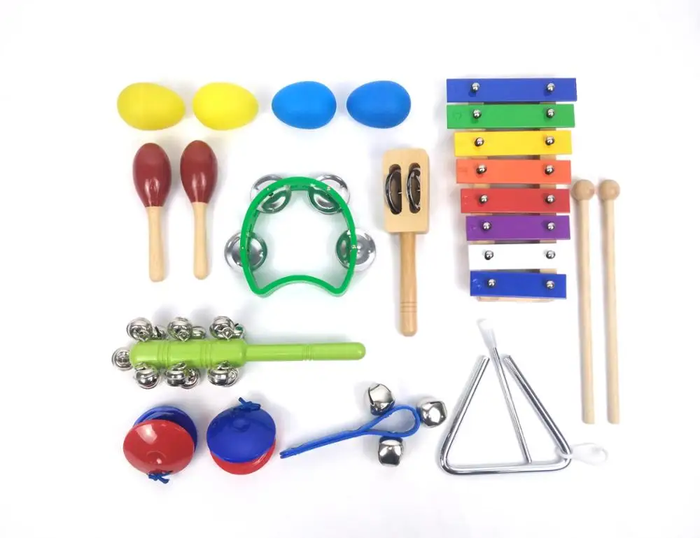 Toy Musical Instrument Set Kids Music Toy With Backpack Music Band