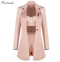 

Fashion suit set 2020 Champagne 3 Pieces outfit jumpsuits and rompers for women