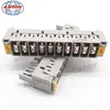 ANSHI 3 Pole 10 Pairs Gas Tube Arrestor with Failsafe Protector Magazine for LSA 10 pairs Module