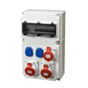 iec ce three phase wall mounting power box, IP44 IP67 waterproof ac power distribution box, MCB distribution board