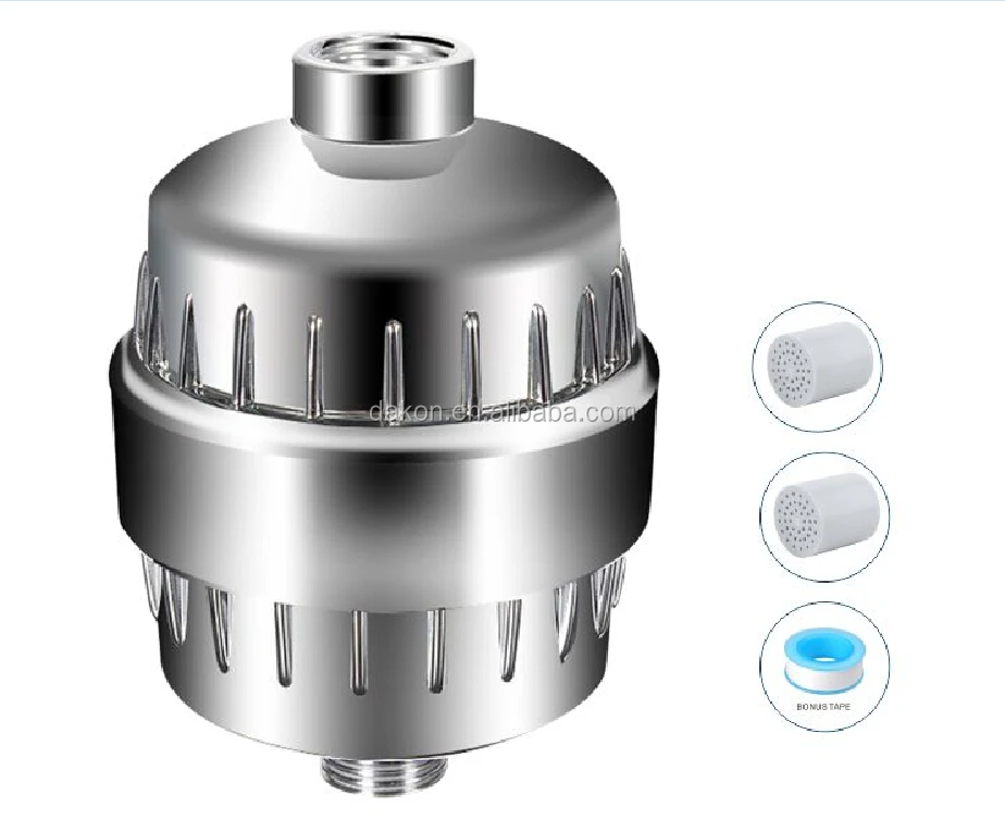 Filtered Shower Head Chlorine Filter & Hard Water Softener,High