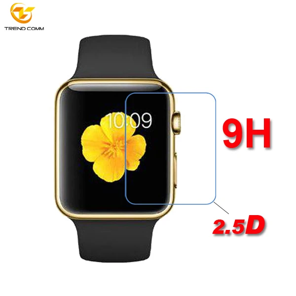 

Clear 0.3MM Tempered Glass Screen Protector For Apple Watch Screen Protector