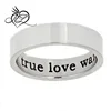 True Love Waits Inside Stainless Steel Purity Ring