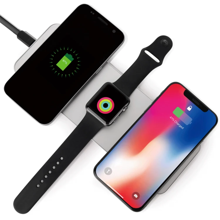 

Airpower 3 in 1 Watch Phone Wireless Charger for for iphone mobile phone and watch and air pods