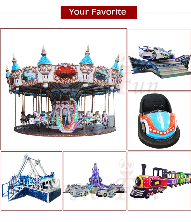 Adult Amusement Park Playground electric battery bumper car