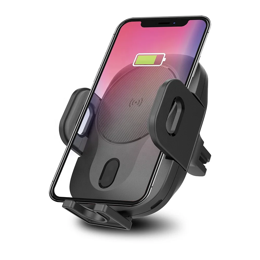 

New 2018 Portable Android Mobile Phones Car Charger Wireless Mount, Black