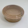 Food grade Kraft Paper Snack Box with OPS for take away food