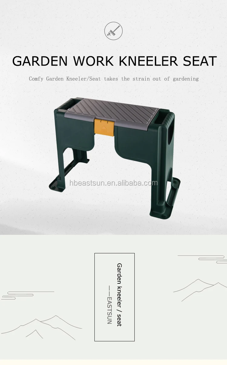 Plastic Garden Work Seat Soft Kneeler With Storage Box Buy Garden