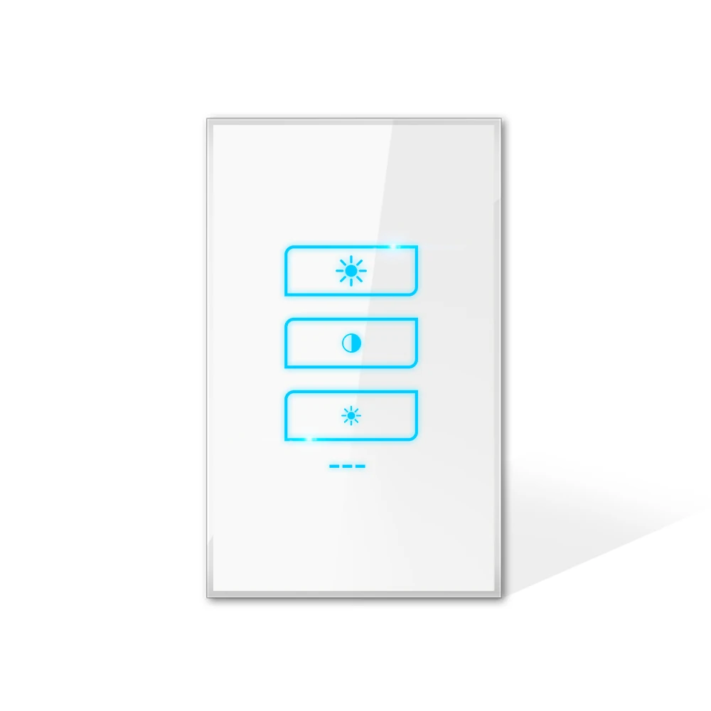 Hot selling in NZ and Australia wifi zigbee smart dimmer light switch with multiple adjustable led backlights