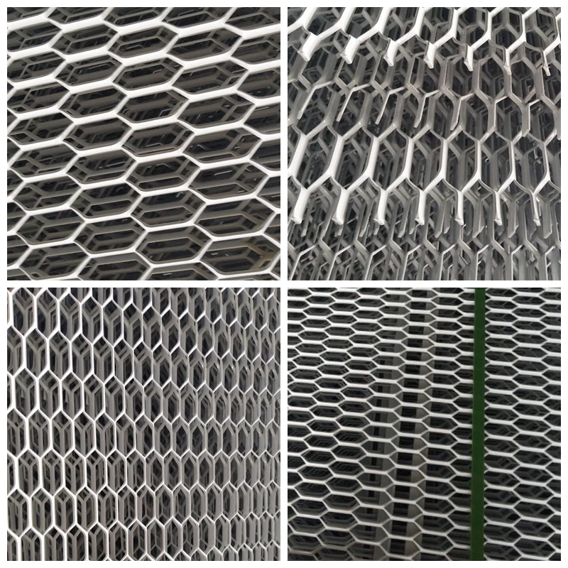 Powder Coated Hexagonal Aluminum Expanded Metal Building Cladding Buy