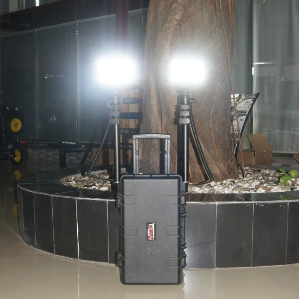 feurwehr light portable military police protection equipment rechargeable battery handheld remote area LED work light system