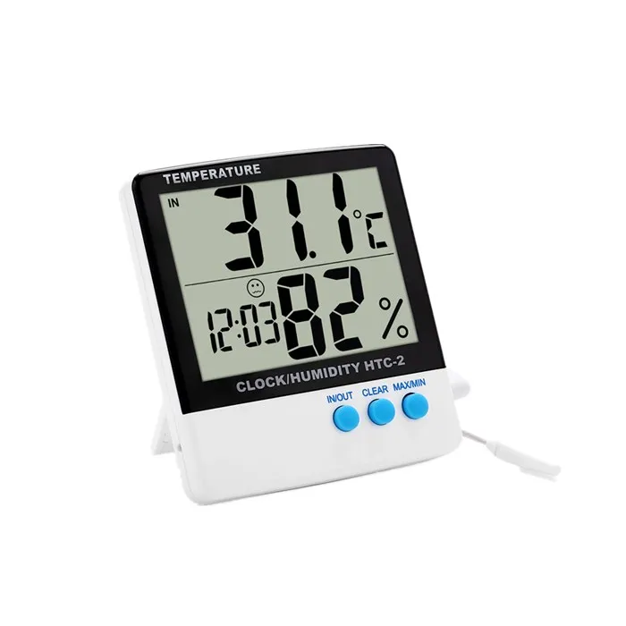 

Hygrometer greenhouse garden thermometer LCD panel hydroponics industrial temperature meter hygrometer thermometer max min