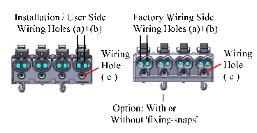 4 Pin Quick Wire Connectors With Press Release Button - Buy Quick Wire