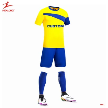 red and yellow football shirt