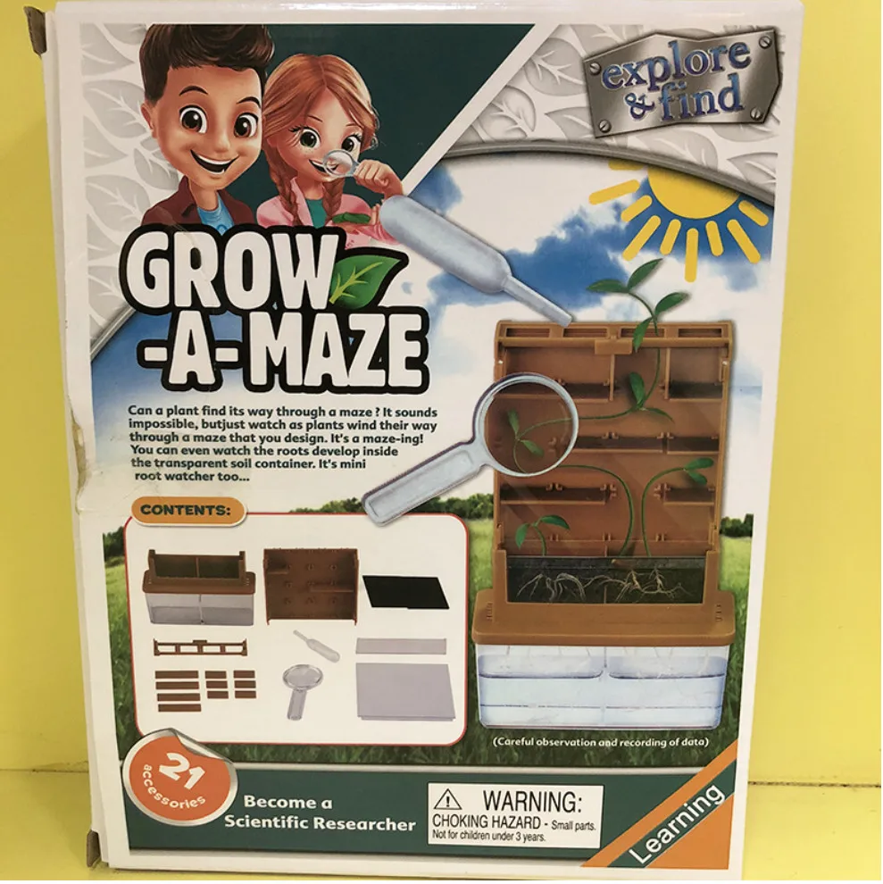 STEM and science kit and education series plant war maze science experiment physics puzzle